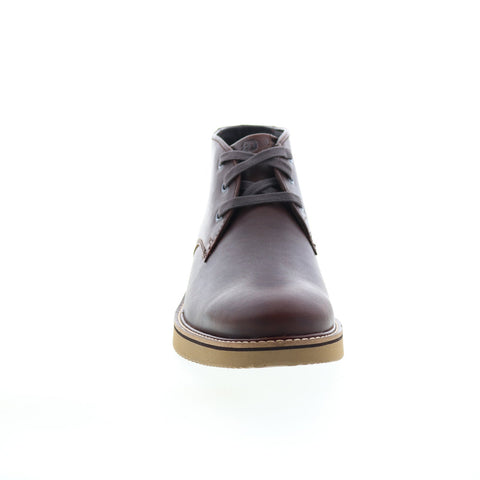 Dunham Clyde Chukka CI1601 Mens Brown Wide Leather Lace Up Chukkas Boots