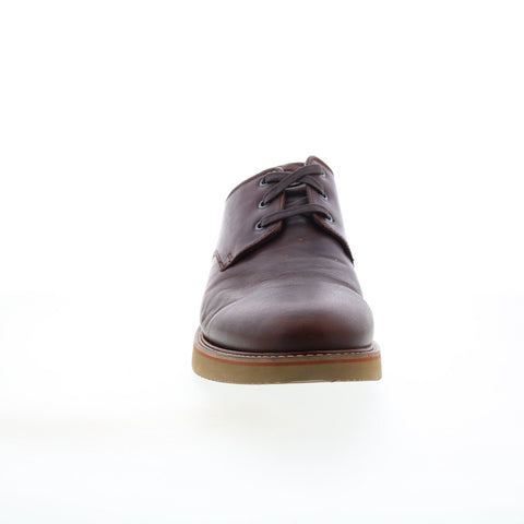 Dunham Clyde Plain Toe CI1604 Mens Brown Leather Oxfords Plain Toe Shoes