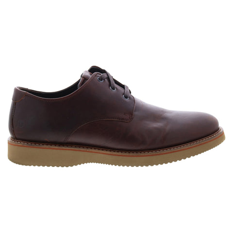 Dunham Clyde Plain Toe CI1604 Mens Brown Extra Wide Oxfords Plain Toe Shoes