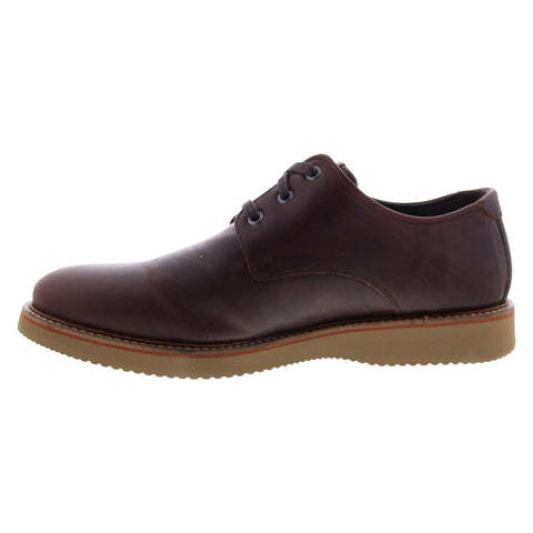 Dunham Clyde Plain Toe CI1604 Mens Brown Extra Wide Oxfords Plain Toe Shoes