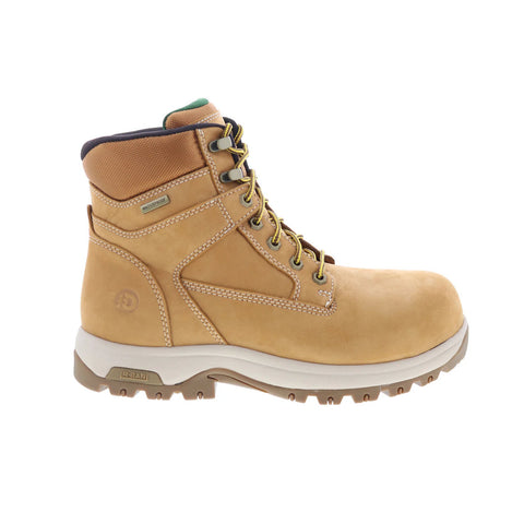 Dunham 8000 Works Safety 6 In Waterproof Mens Brown Wide Work & Safety Boots