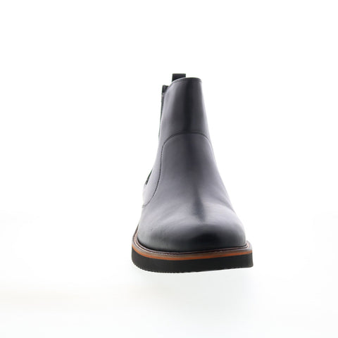 Dunham Clyde Chelsea CI2307 Mens Black Extra Wide Leather Chelsea Boots