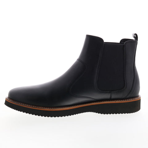 Dunham Clyde Chelsea CI2307 Mens Black Extra Wide Leather Chelsea Boots