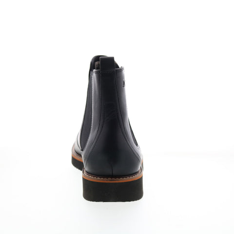 Dunham Clyde Chelsea CI2307 Mens Black Extra Wide Leather Chelsea Boots