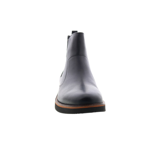 Dunham Clyde Chelsea CI2307 Mens Black Leather Slip On Chelsea Boots