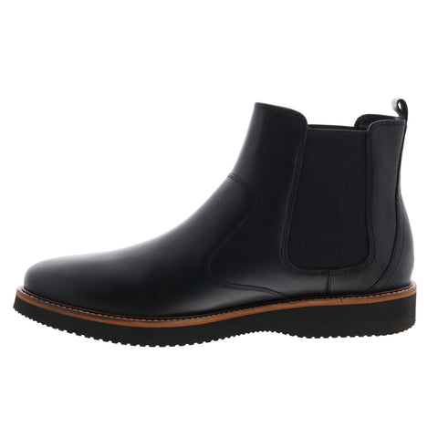 Dunham Clyde Chelsea CI2307 Mens Black Leather Slip On Chelsea Boots
