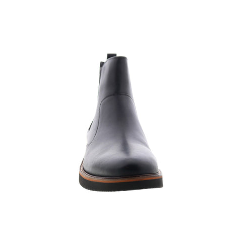 Dunham Clyde Chelsea CI2307 Mens Black Wide Leather Slip On Chelsea Boots