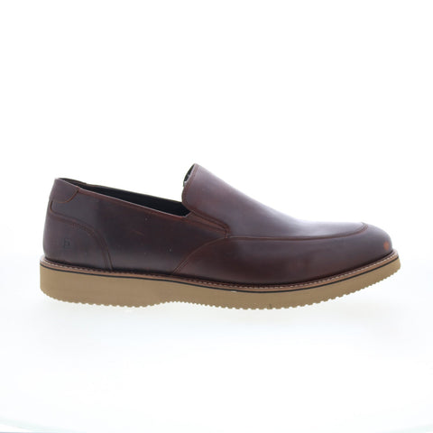 Dunham Clyde Slip On Mens Brown Extra Wide Loafers & Slip Ons Casual Shoes