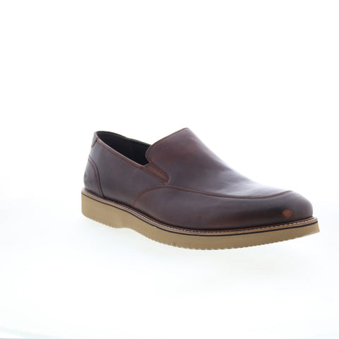 Dunham Clyde Slip On Mens Brown Extra Wide Loafers & Slip Ons Casual Shoes