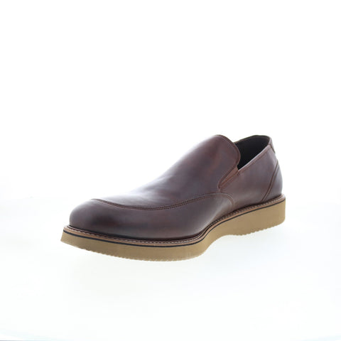 Dunham Clyde Slip On Mens Brown Extra Wide Loafers & Slip Ons Casual Shoes