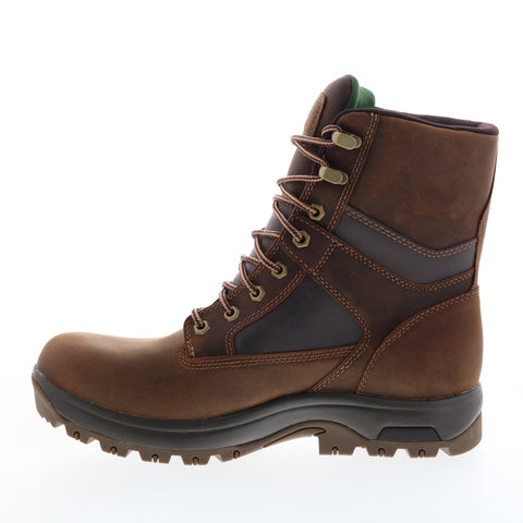 Dunham 8000 Works 8" Plain Boot CI2326 Mens Brown Leather Lace Up Work Boots