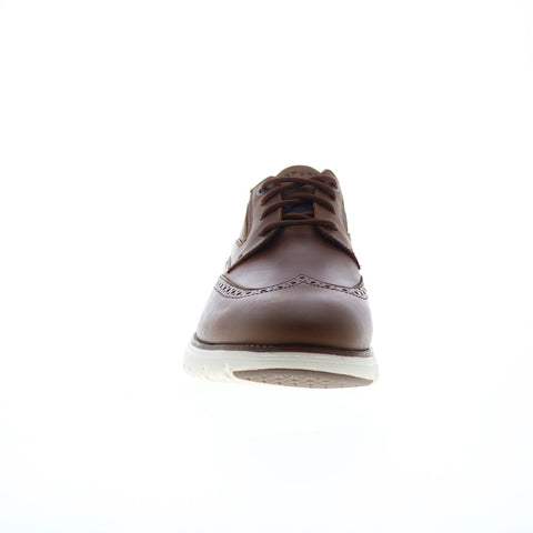 Rockport Total Motion Sport Mens Brown Wide Oxfords Wingtip & Brogue Shoes
