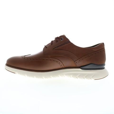 Rockport Total Motion Sport Mens Brown Wide Oxfords Wingtip & Brogue Shoes