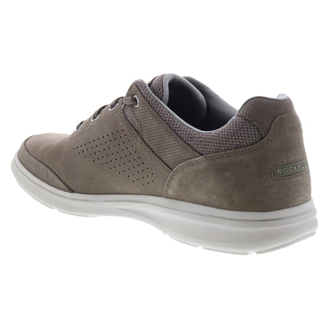 Rockport Beckwith Ubal CI3570 Mens Gray Wide Leather Lifestyle Sneakers Shoes