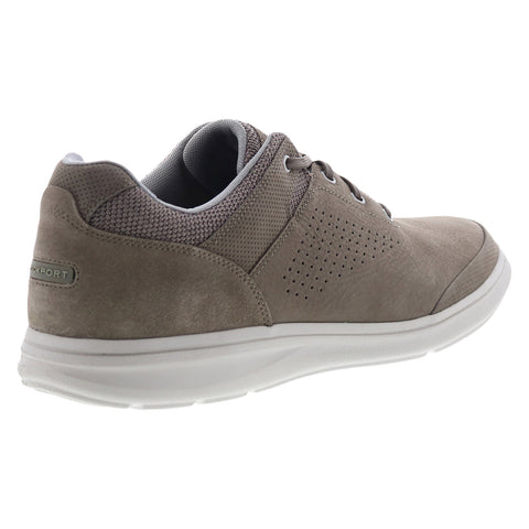 Rockport Beckwith Ubal CI3570 Mens Gray Wide Leather Lifestyle Sneakers Shoes