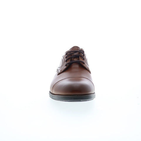 Rockport Total Motion Dressport Cap Toe Mens Brown Wide Oxfords Cap Toe Shoes