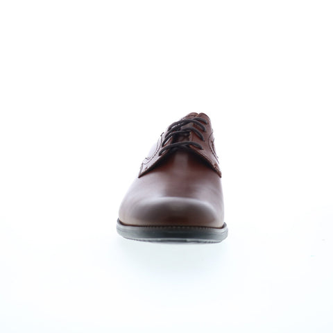 Rockport Total Motion Dressport Plain Toe Mens Brown Oxfords Plain Toe Shoes