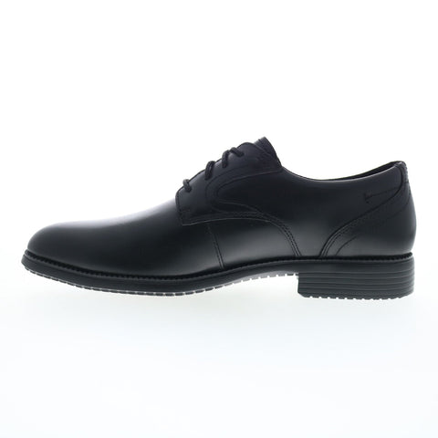 Rockport Total Motion Dressport Plain Toe Mens Black Wide Oxfords Shoes