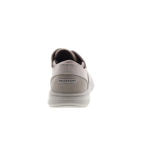 Rockport Zaden CVO CI4429 Mens Gray Wide Canvas Lifestyle Sneakers Shoes