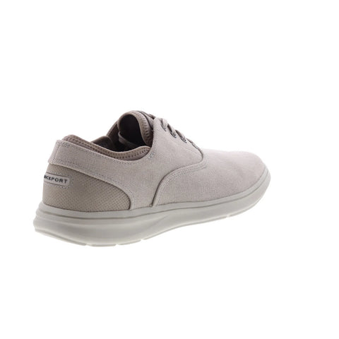 Rockport Zaden CVO CI4429 Mens Gray Wide Canvas Lifestyle Sneakers Shoes