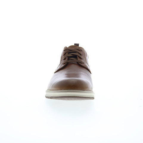 Rockport Total Motion City Plain Toe Mens Brown Wide Oxfords Plain Toe Shoes