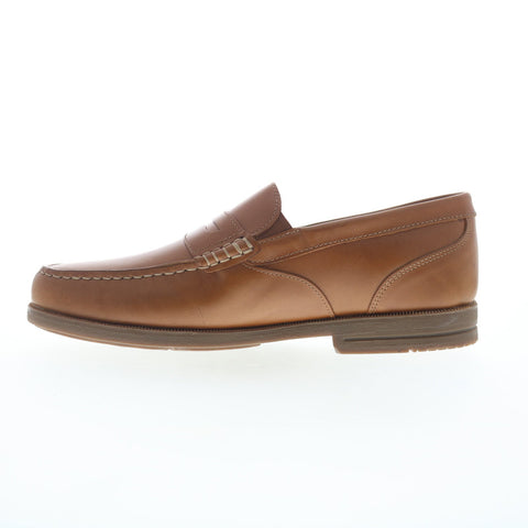Rockport Preston Penny CI5644 Mens Brown Loafers & Slip Ons Penny Shoes