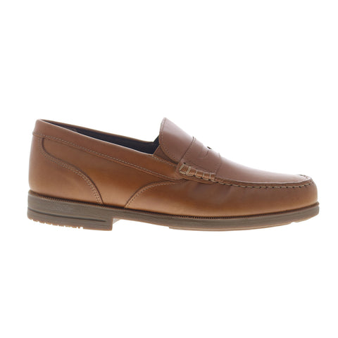 Rockport Preston Penny CI5644 Mens Brown Loafers & Slip Ons Penny Shoes