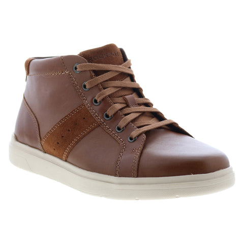 Rockport Total Motion Lite Zip Chukka CI5721 Mens Brown Leather Chukkas Boots