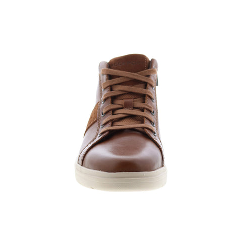 Rockport Total Motion Lite Zip Chukka CI5721 Mens Brown Leather Chukkas Boots