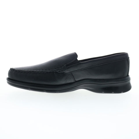 Rockport Palmer Venetian Mens Black Wide Loafers & Slip Ons Casual Shoes