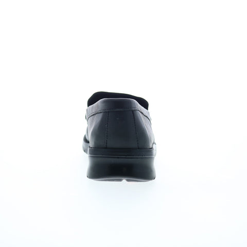 Rockport Palmer Venetian Mens Black Wide Loafers & Slip Ons Casual Shoes