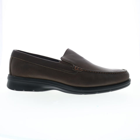 Rockport Palmer Venetian Mens Brown Wide Loafers & Slip Ons Casual Shoes