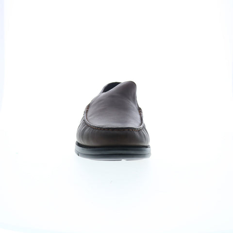 Rockport Palmer Venetian Mens Brown Wide Loafers & Slip Ons Casual Shoes