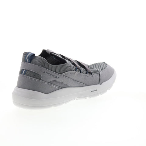 Rockport TruFlex M Evolution Mudguard Pull Up Mens Wide Gray Sneakers Shoes