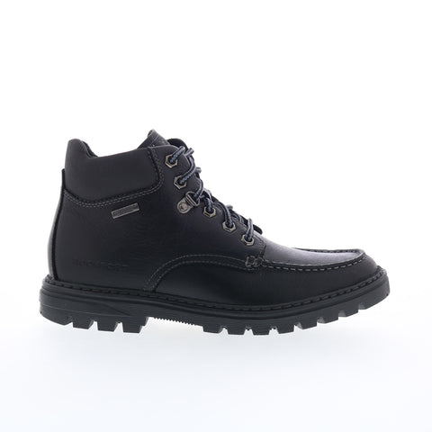 Rockport Weather Or Not Waterproof Moc Toe Boot Mens Black Casual Dress Boots