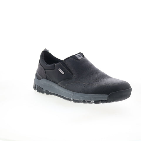 Dunham Glastonbury Waterproof Slip On Mens Black Loafers Casual Shoes