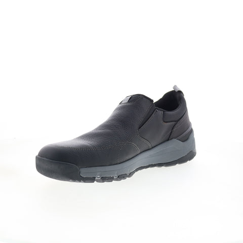 Dunham Glastonbury WP Slip On Mens Black Extra Wide 4E Loafers Casual Shoes