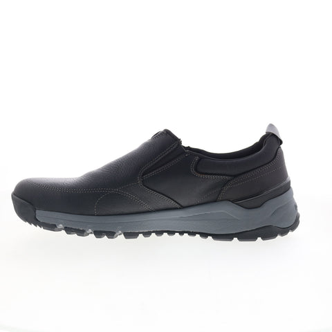 Dunham Glastonbury WP Slip On Mens Black Extra Wide 4E Loafers Casual Shoes