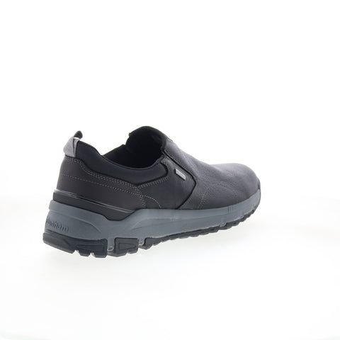 Dunham Glastonbury WP Slip On Mens Black Extra Wide 4E Loafers Casual Shoes