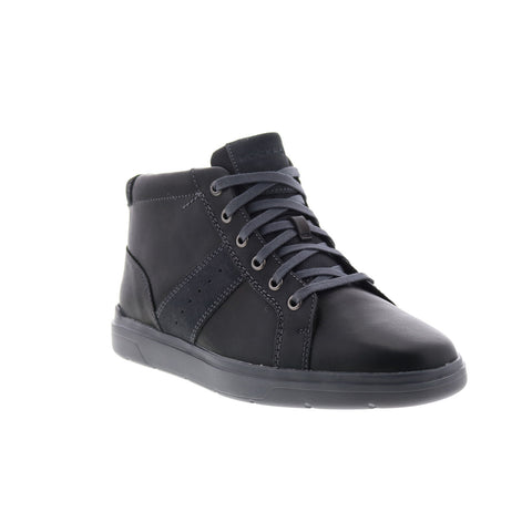 Rockport Total Motion Lite Zip Chukka CI6309 Mens Black Leather Chukkas Boots