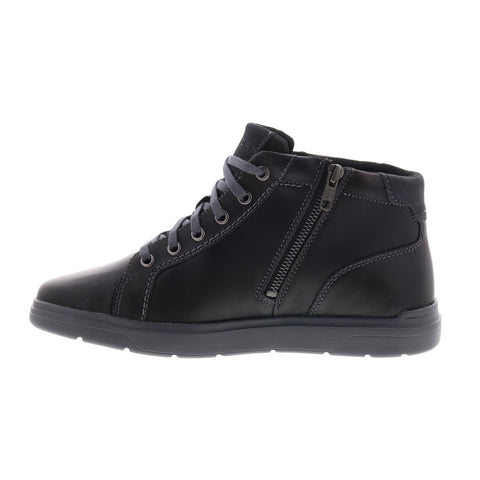 Rockport Total Motion Lite Zip Chukka CI6309 Mens Black Leather Chukkas Boots