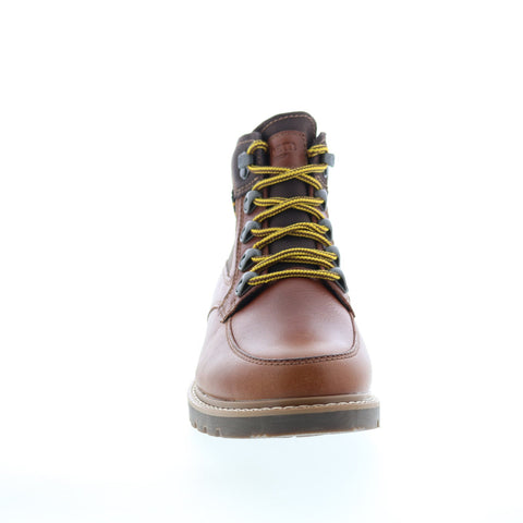Dunham Strickland Chukka CI6420 Mens Brown Leather Lace Up Work Boots