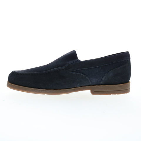 Rockport Preston Venetian Mens Blue Wide Loafers & Slip Ons Casual Shoes
