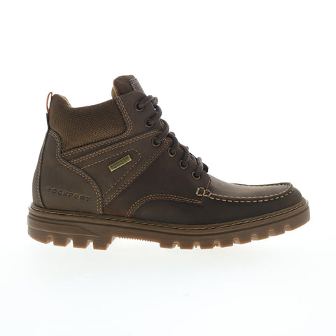 Rockport Weather Ready Moc Toe Boot CI6488 Mens Brown Casual Dress Boots