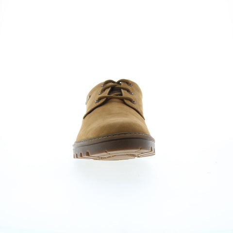 Rockport Weather Or Not Waterproof Plain Toe Mens Brown Wide Oxfords Shoes