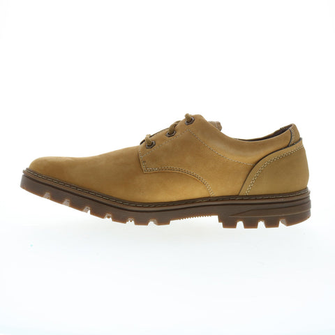 Rockport Weather Or Not Waterproof Plain Toe Mens Brown Wide Oxfords Shoes