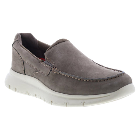 Rockport Primetime Casual Moc Mens Gray Wide Loafers & Slip Ons Casual Shoes