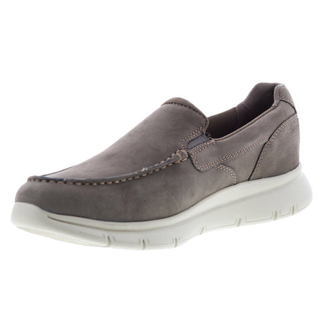 Rockport Primetime Casual Moc Mens Gray Wide Loafers & Slip Ons Casual Shoes