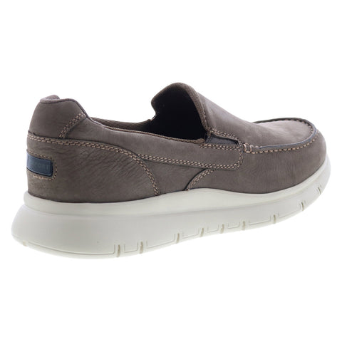 Rockport Primetime Casual Moc Mens Gray Wide Loafers & Slip Ons Casual Shoes