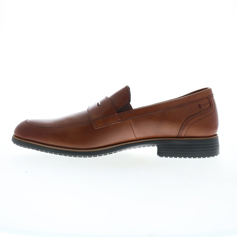 Rockport Total Motion Dressport Penny Mens Brown Loafers Penny Shoes